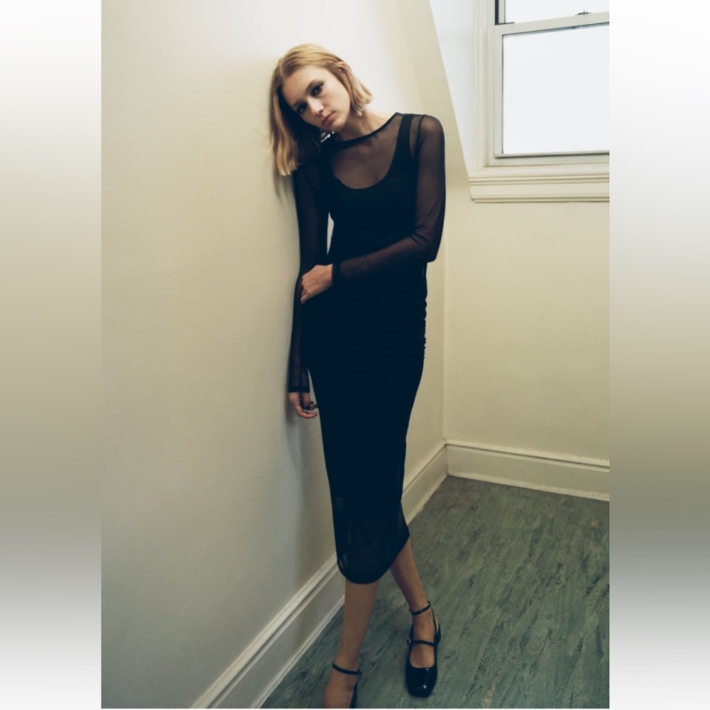 ZARA Contrasting Tulle Dress